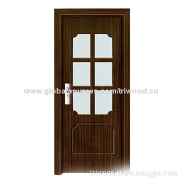PVC Door, Veneer, Various Colors and Dimensions Available